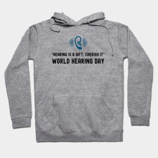 World Hearing Day , Deaf Awareness Hoodie